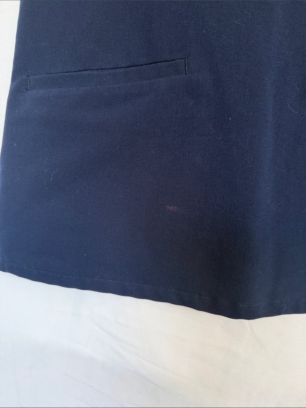 Figs Navy Short-Sleeve V-Neck Scrub Top - Picture 4 of 4